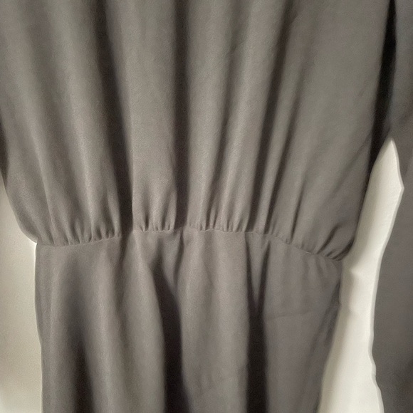 NWOT Zara High Neck Long Sleeves Maxi Dress in Black. Size Small - Picture 4 of 9